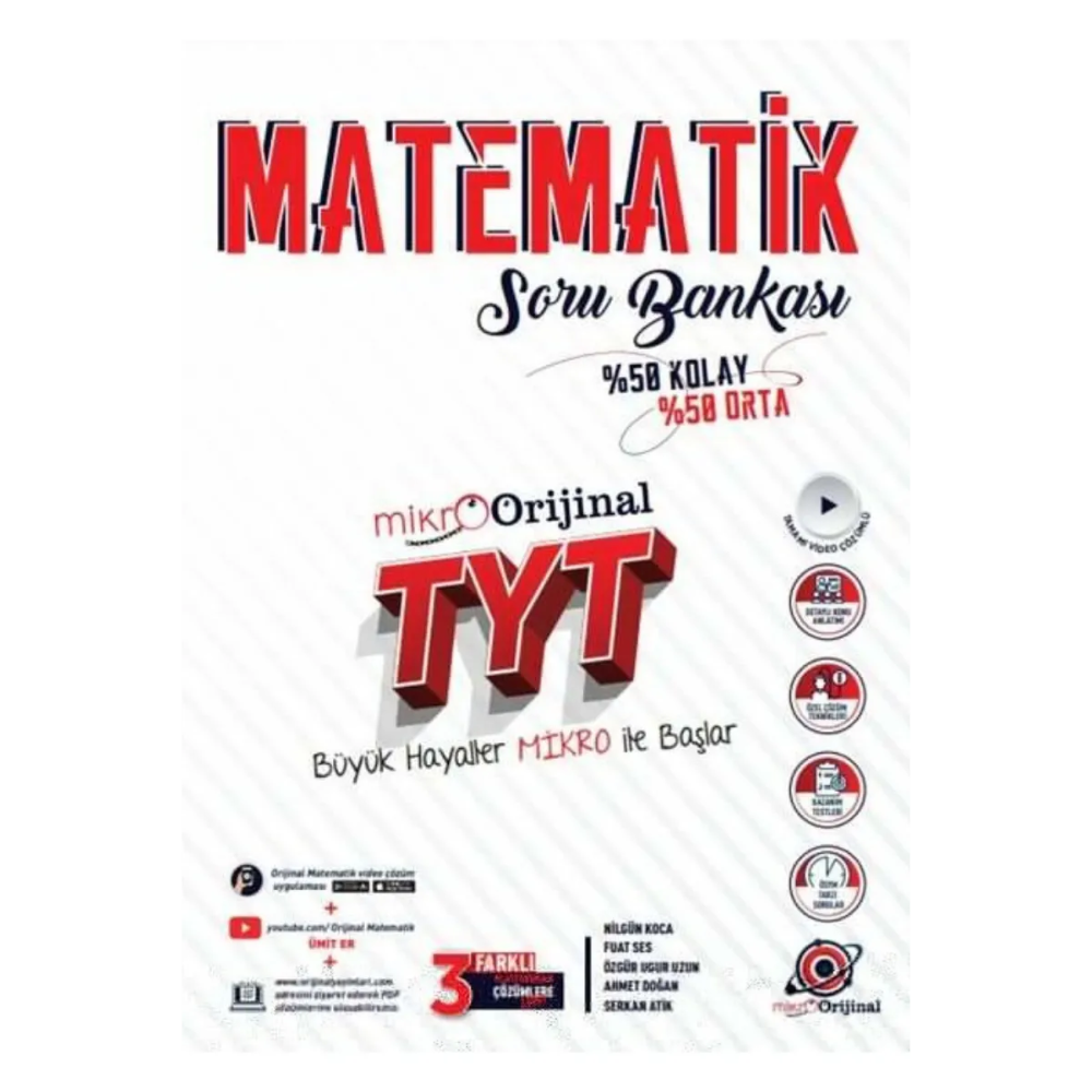 Orijinal Mikro TYT MATEMATİK Soru Bankası